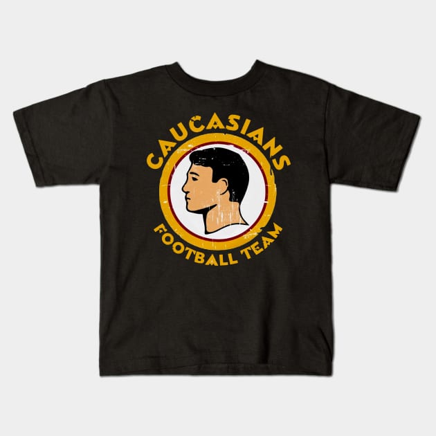 Caucasians Kids T-Shirt by CarryOnLegends